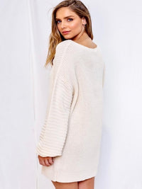 Kizzie Long Sleeve Sweater Dress - Lark & Lily Boutique