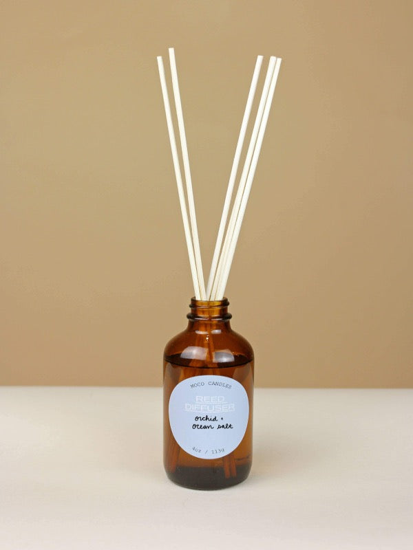 Orchid + Ocean Salt - Reed Diffuser - 4 oz - Lark & Lily Boutique